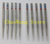 10PCS/Pack XF to XL1 Jewelry Tweezers Groove Diamond Tweezers Stainless Steel