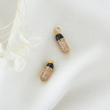 10PCS Pill Charms Pendant For Men Women DIY Accessory Zirconia Oil