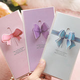 10PCS Pink Bow-Knot Greeting Cards Postcards Wedding Invitation