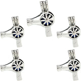 10PCS Hair Dryer Pearl Cage Floating Locket Aromatherapy Diffuser Pendant