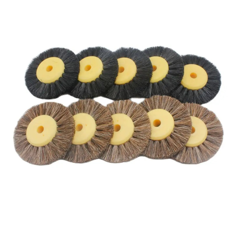 10PCS Polishing Wheel Brushes 2 Rows Abrasive Brush Jewellery Tools