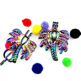 10PCS Coconut Tree Pearl Cage Locket Aromatherapy Diffuser Pendant