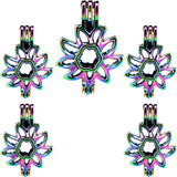 Sunflower Pearl Cage Locket Aromatherapy Diffuser Pendant DIY Jewelry Making
