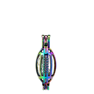 10PCS Oval Olive Pearl Cage Locket Aromatherapy Pendant For Jewelry Making