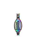 10PCS Oval Olive Pearl Cage Locket Aromatherapy Pendant For Jewelry Making