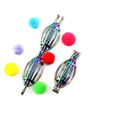 10PCS Oval Olive Pearl Cage Locket Aromatherapy Pendant For Jewelry Making