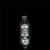 10PCS Rainbow Charm Capsules Pearl Cage Locket Aromatherapy Diffuser Pendant