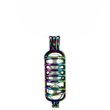 10PCS Rainbow Charm Capsules Pearl Cage Locket Aromatherapy Diffuser Pendant