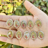 Religious Bracelet Connectors St Jude Virgin Mary 10PCS DIY Jewelry Making