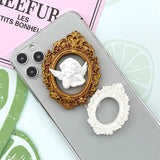 10PCS Oval Photo Frame DIY Resin Frame for Headdress Decoration