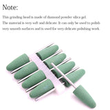 10PCS Rubber Grinding Head Jewelry Polishing Tool Dental Jade Polishing Head