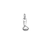 10PCS S925 Pure Silver Thai Silver Pendant, Auspicious Cloud Ruyi Pendant