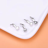 10PCS S925 Pure Silver Thai Silver Pendant, Auspicious Cloud Ruyi Pendant
