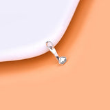 10PCS S925 Pure Silver Thai Silver Pendant, Auspicious Cloud Ruyi Pendant