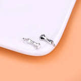 10PCS S925 Pure Silver Thai Silver Pendant, Auspicious Cloud Ruyi Pendant