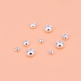 10PCS S925 Pure Silver Open Bead Crescent Buckle String Bead Accessories