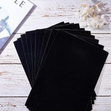 10PCS Self Adhesive Felt Fabric Drawer Liner DIY Velvet Fabric For Crafts