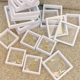 10PCS 3D Floating Display Case Stands Holder for Jewelry Coin Gift Box