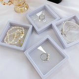 10PCS 3D Floating Display Case Stands Holder for Jewelry Coin Gift Box
