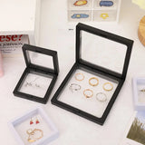 10PCS 3D Floating Display Case Stands Holder for Jewelry Coin Gift Box