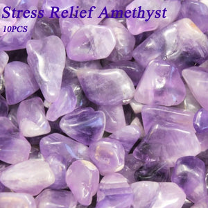10PCS Natural Stone Rolling Rock - Jewelry Making & Home Decor