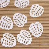 10PCS Shell Leaf Mother of Pearl Jewelry Making DIY