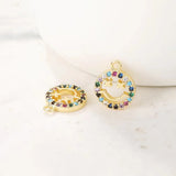 10PCS Smile Face Charms Pendants for DIY Necklace Bracelet Jewelry