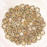 10PCS Smile Face Charms Pendants for DIY Necklace Bracelet Jewelry