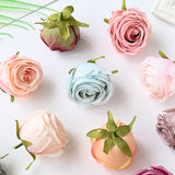 10PCS Silk Artificial Rose Head for DIY Wreaths Wedding Decoration
