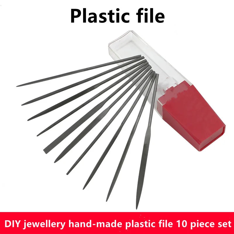 10PCS Small Needle Files Set 140mm Jewelry Tools Beading Hobby Crafts