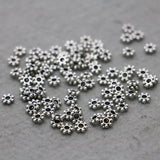 10PCS Metal Snow Beads 6mm for Bracelet Necklace DIY Jewelry Making