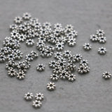 10PCS Metal Snow Beads 6mm for Bracelet Necklace DIY Jewelry Making