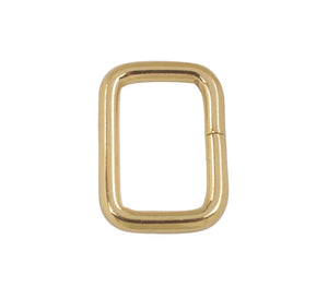 10PCS Brass Bag Clasps, Rectangle Buckles, Solid Accessories