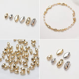 10PCS Spacer Beads Brass 14K Plated DIY Jewelry Making Accessories