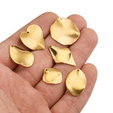 10PCS Stainless Steel Distortion Uneven Earring Charms DIY Dangle Earrings