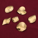 10PCS Stainless Steel Distortion Uneven Earring Charms DIY Dangle Earrings