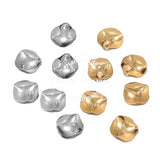 10PCS Stainless Steel Round Earring Charms for DIY Jewelry Making