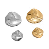 10PCS Stainless Steel Round Earring Charms for DIY Jewelry Making