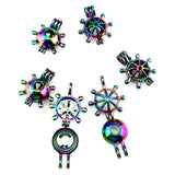 10PCS Steering Wheel Charm Pearl Cage Locket Aromatherapy Diffuser Pendant