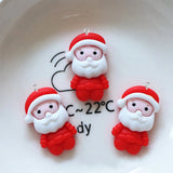 10PCS Striped Christmas Tree Charms DIY Jewelry Pendants