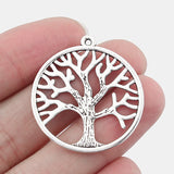 10PCS Tree of Life Charms Pendant DIY Jewelry Making Crafts 33*33mm