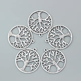 10PCS Tree of Life Charms Pendant DIY Jewelry Making Crafts 33*33mm