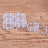 10PCS 10g Transparent Plastic Containers for Stud Earring Jewelry Storage