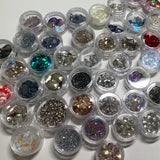 10PCS 10g Transparent Plastic Containers for Stud Earring Jewelry Storage