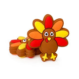 10PCS Turkey Beads Silicone Charms for DIY Pen and Pacifier Chain