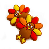 10PCS Turkey Beads Silicone Charms for DIY Pen and Pacifier Chain