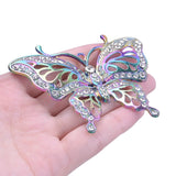 10PCS Vintage Rainbow Butterfly Charm Pendant Gothic Jewelry Supplies