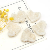 10PCS Agates Irregular Heart Bead Natural Stone Healing Ornament