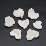 10PCS Agates Irregular Heart Bead Natural Stone Healing Ornament