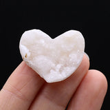 10PCS Agates Irregular Heart Bead Natural Stone Healing Ornament